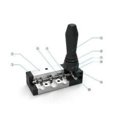 Jelpc 1/4-5/2 Kol-Kol Valf 4H310-08